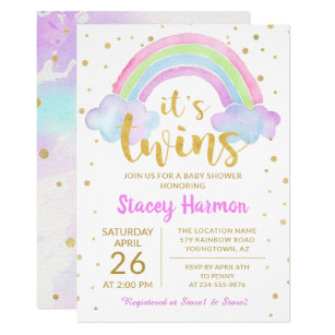 Twins Baby Shower Invitations Zazzle Twins Baby Shower Invitations Zazzle