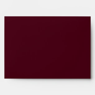 Gold Type Deco Burgundy Wedding Invitation Envelope