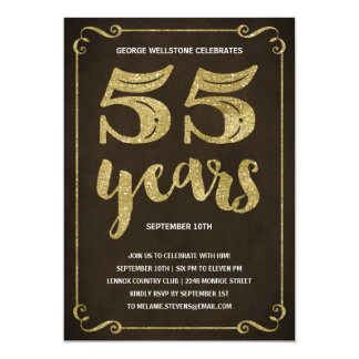 55Th Birthday Party Invitations 9