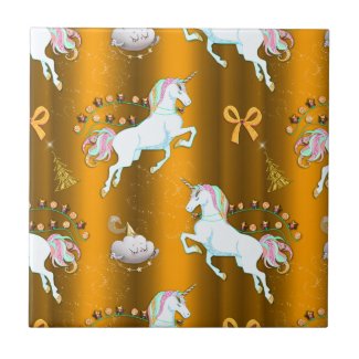 Gold Unicorn Christmas