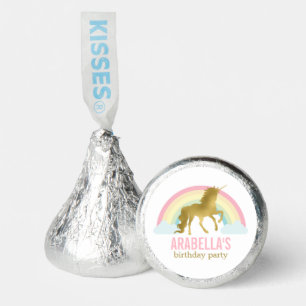 Gold Unicorn Girls Birthday Party Hershey®'s Kisses®