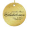 Gold Valedictorian Personalized Gold Christmas