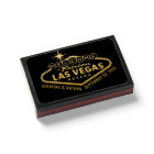 Gold Vegas Welcome Sign Wedding Favor