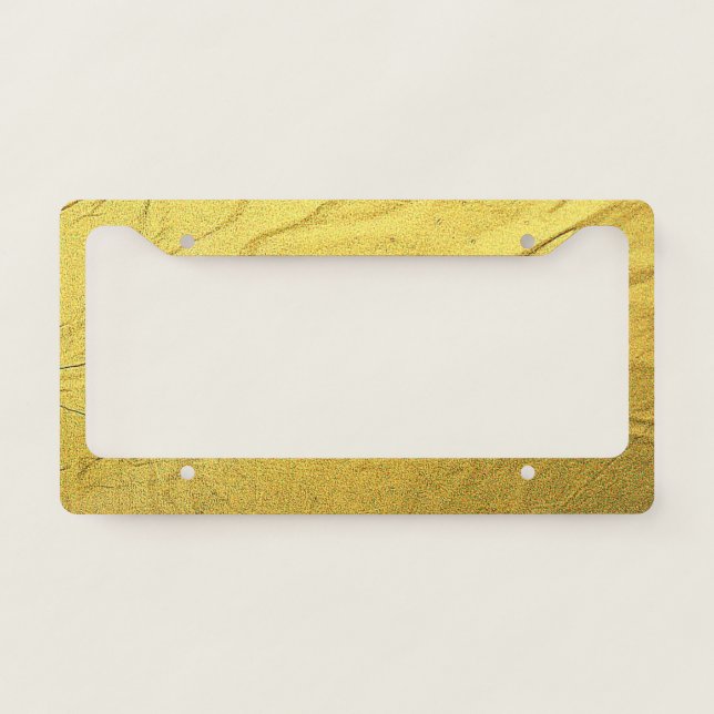 Gold Vein license plate frame (Front)