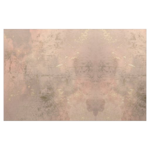 Gold Veined Pink Marble Goth Print Fabric
