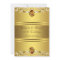 Gold Victorian Flowers Gold 50th Anniversary