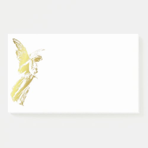 Gold Vintage Angel Watching over you Post_it Notes