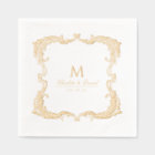 Gold Vintage Frame Classic Script Wedding