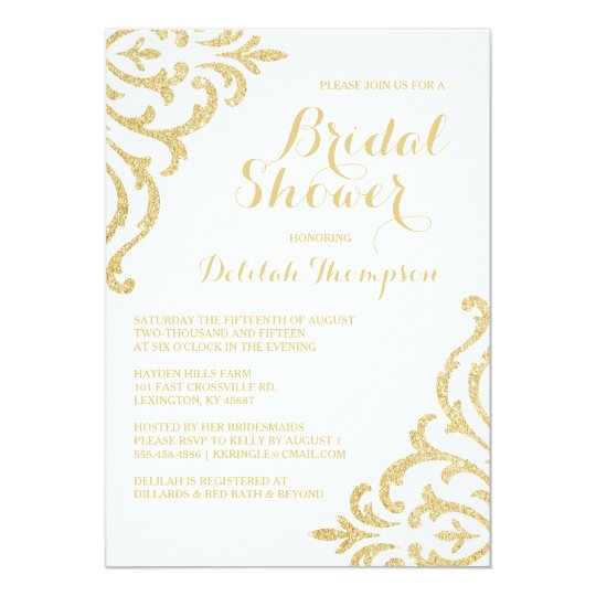 Fancy Bridal Shower Invitations 5