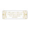Gold Vintage Glamor Wedding Return Address