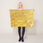 gold,vintage,rustic,elegant,chic,beautiful,worn,mo fleece blanket