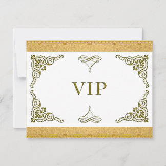 Gold VIP invitation