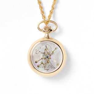 gold virgo constellation bracelet watch