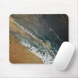 Gold Wake Art Mousemat Mouse Pad