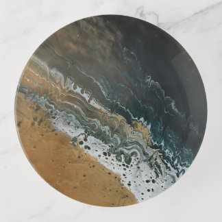 Gold Wake Trinket Tray