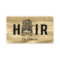 Gold Wall Hair Stylist Appointment Card Messy Bun