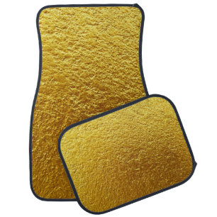 Gold wall texture designabstract, ancient, antique car floor mat