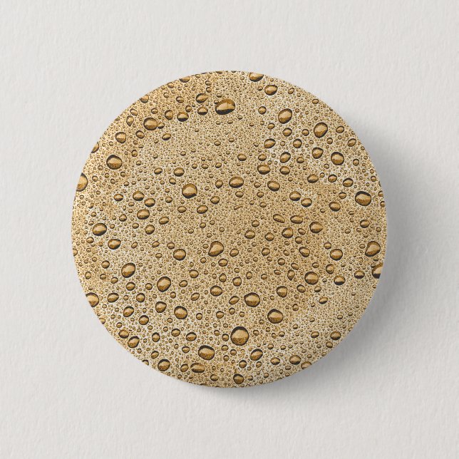 Gold water droplets button (Front)