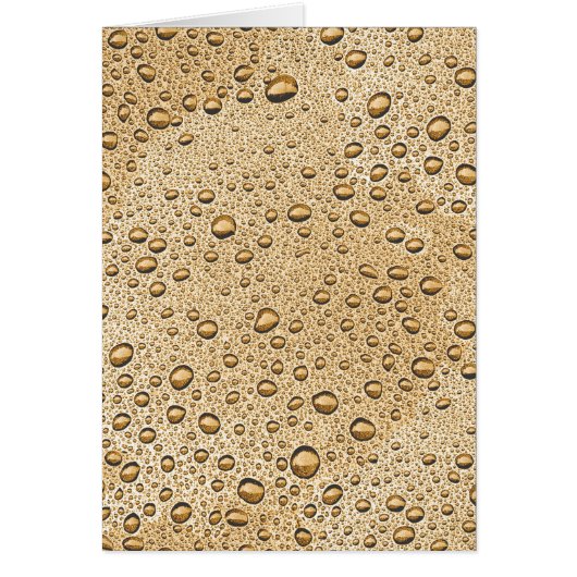 Gold water droplets cards (Front)