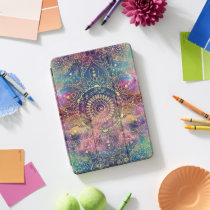 Gold watercolor and nebula mandala iPad pro cover Gold watercolor and nebula mandala iPad pro cover