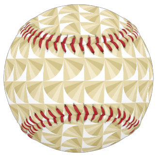 Gold Waves Pattern Softball