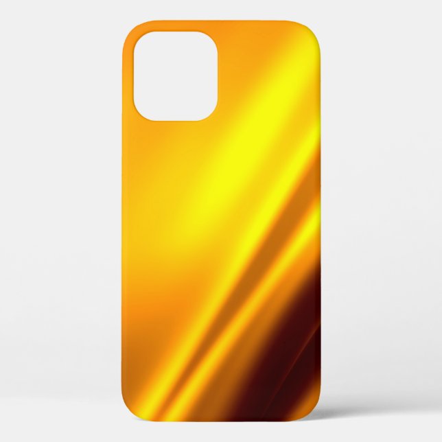 Gold waving abstract background Case-Mate iPhone case (Back)