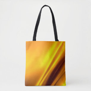 Gold waving abstract background tote bag