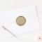 Gold Wax Seal Monogram Initials Wedding Stickers