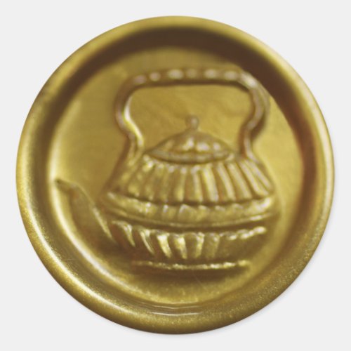 Gold Wax Teapot Seal