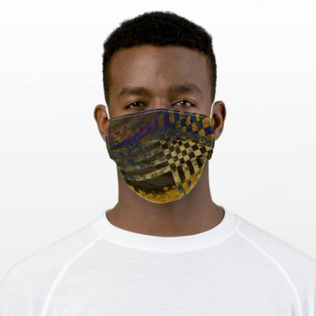 Gold Weave Adult Cloth Face Mask