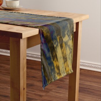 Gold Weave Short Table Runner by DeepFlux at Zazzle