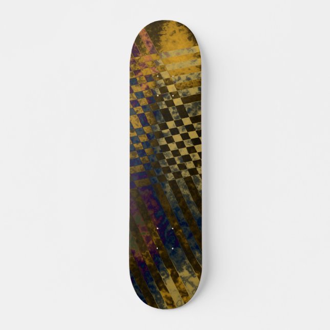 Gold Weave Skateboard (Front)