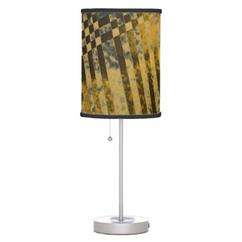 Gold Weave Table Lamp by DeepFlux at Zazzle