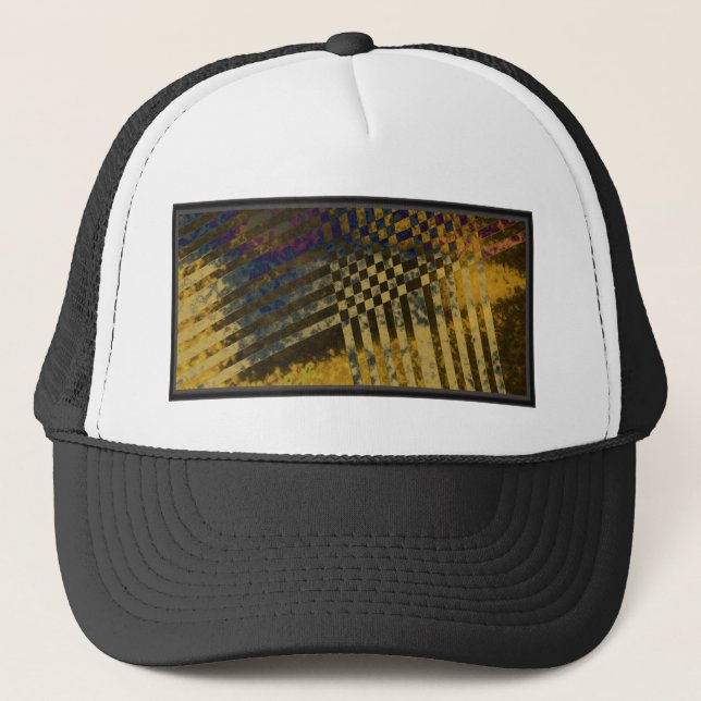 Gold Weave Trucker Hat (Front)