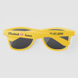 Gold Wedding Favor Sunglasses