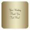 Gold Wedding Favor Thank You Sticker