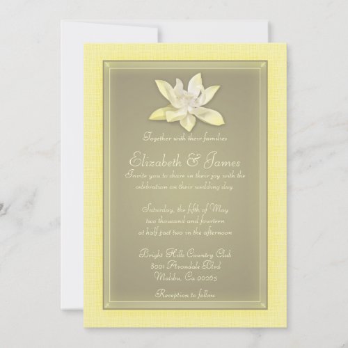 Gold Wedding Invitations