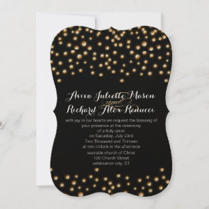 Gold Wedding Invitations