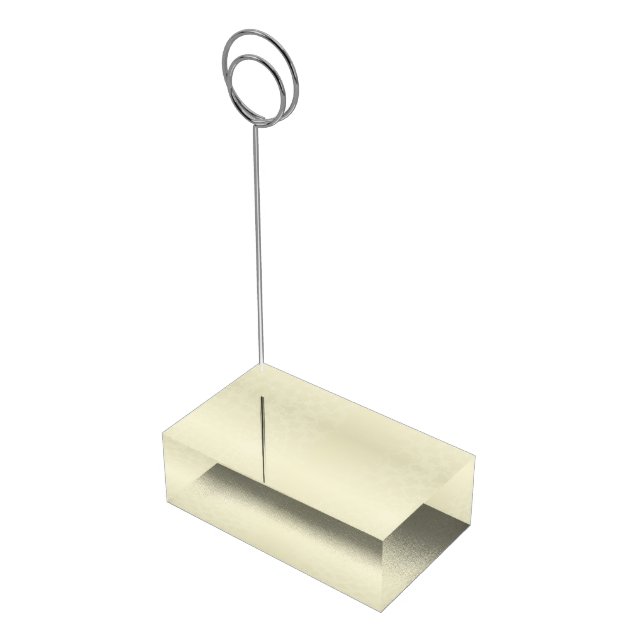 Gold Wedding Place Card Holder (Corner)