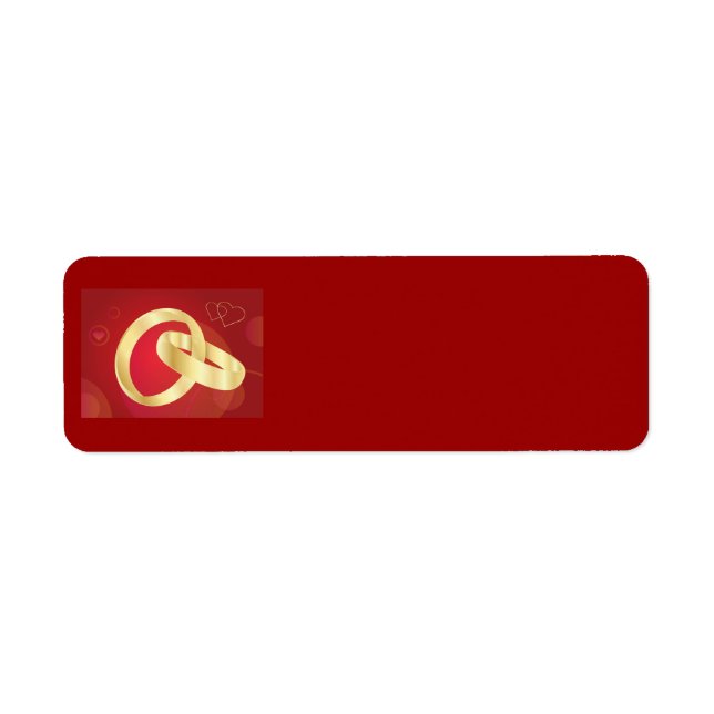 Gold-Wedding-Rings.jpg GOLD GOLDEN WEDDING RINGS Label (Front)