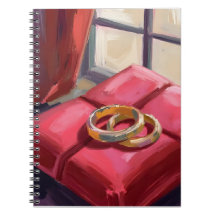 Gold Wedding Rings Watercolor