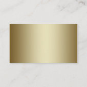 Gold Wedding Website Insert Card for Invitations (Back)