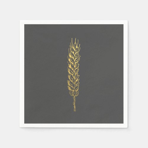 Gold Wheat Napkins