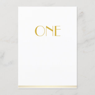 Gold White Great Gatsby Cards In Lieu Of Favors