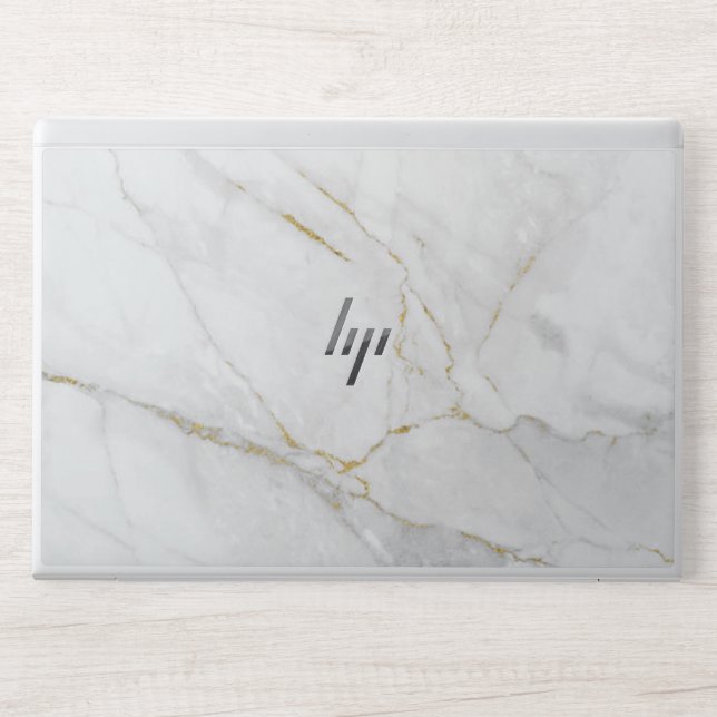 gold white marble  HP EliteBook 840 G5/G6, HP Laptop Skin (Front)