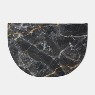 Gold White Marble Texture Design Doormat