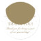 Gold White Monogram D Wedding Favor Sticker