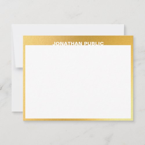 Gold White Trendy Template Modern Design Elegant