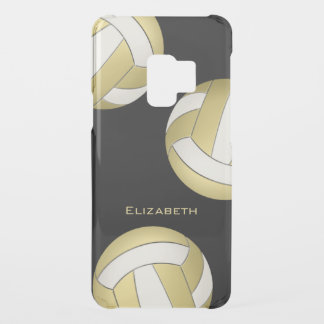 gold white volleyballs women's personalized uncommon samsung galaxy s9 case