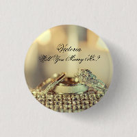 Gold Will You Marry Me Proposal Name Script